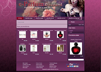 E-commerce Parfumerie