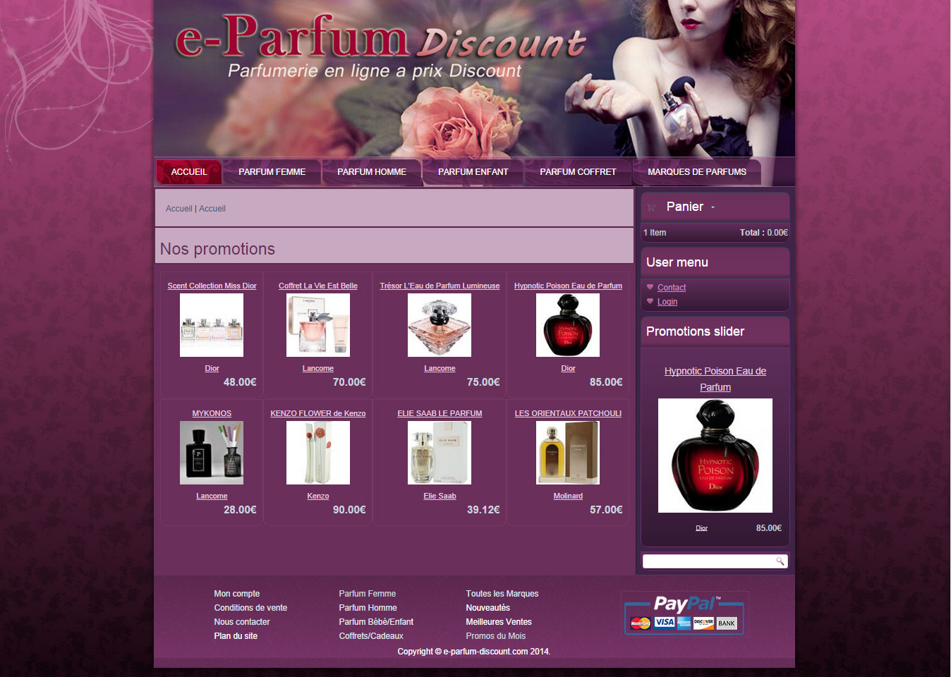 Perfumery E-commerce 