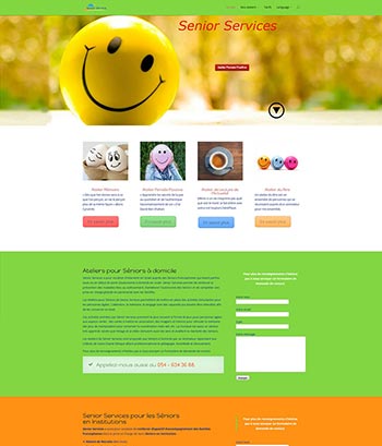 Senior web design